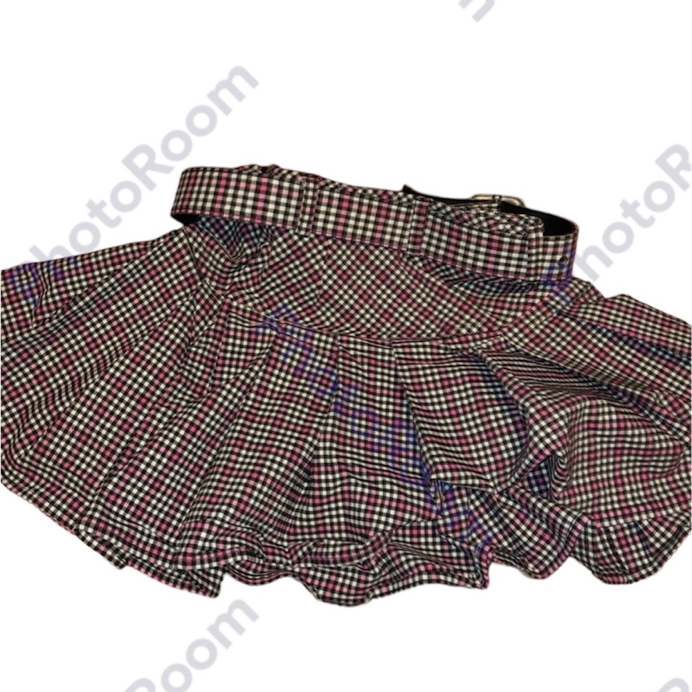 COPY - Forever21 plaid belt skirt set